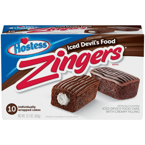 Hostess Devil,S Food Zingers, 12.7 Oz, 10 Count