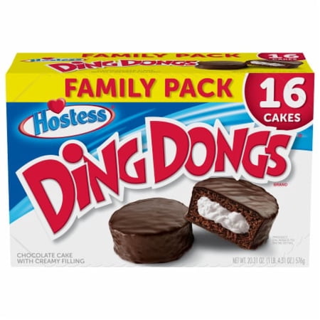 Hostess Ding Dongs Chocolate Cakes - 20.31 oz - 16 ct
