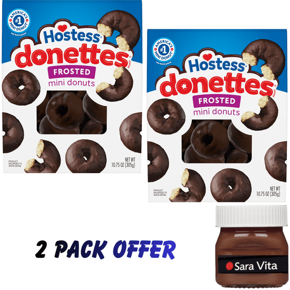 Hostess Donettes, Frosted Mini Donuts, 10.75 oz Bag