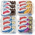 thumbnail image 1 of Hostess Donettes Variety | Powdered, Frosted, Double Chocolate, and Crunch | 12 Packs (72 Donettes), 1 of 5