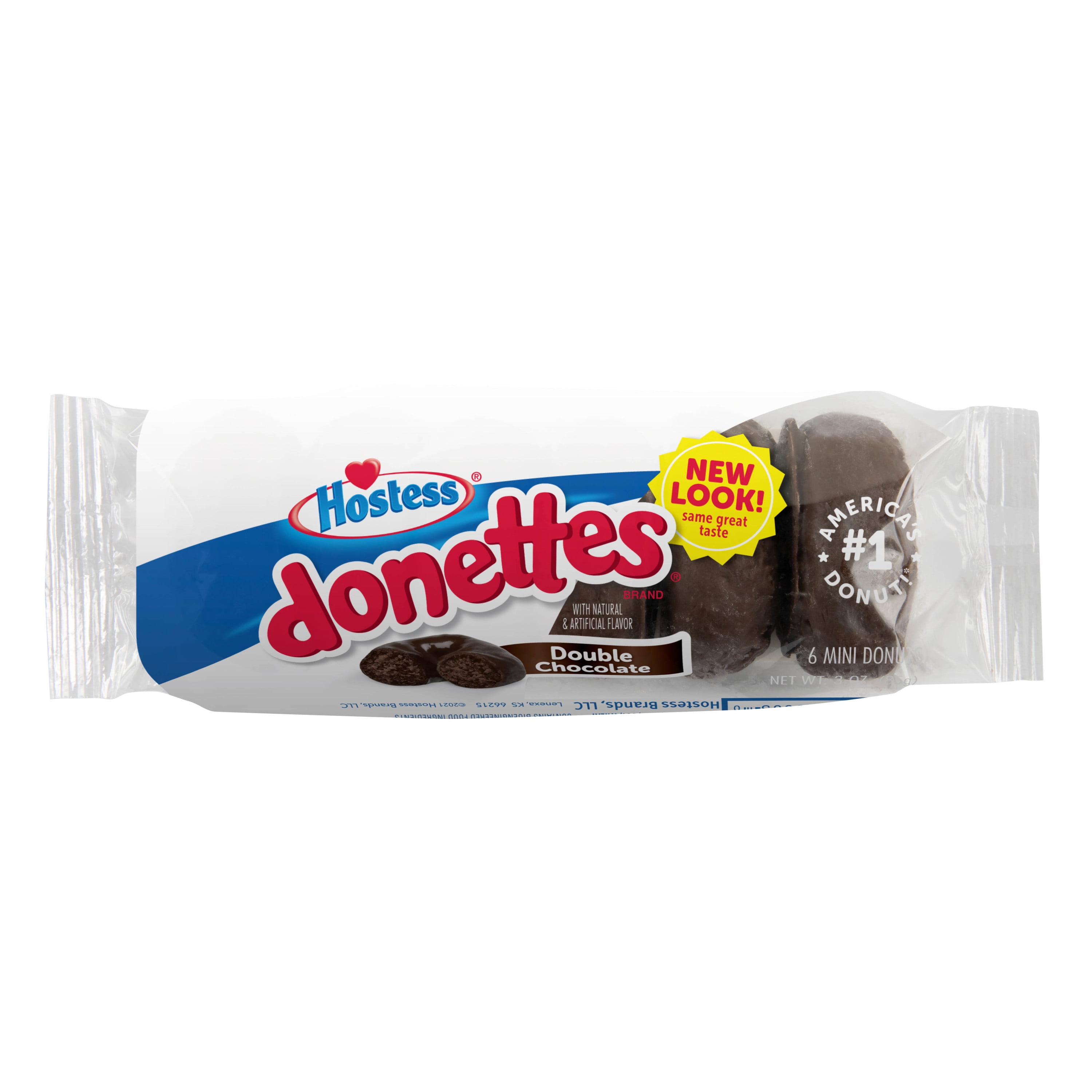 Hostess Double Chocolate Mini Donuts, 3 oz, 6 ct
