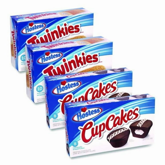 Hostess GRR60004134 Twinkies & Chocolate Cupcakes Variety Pack - 36 Count