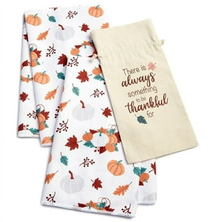 Decorative Disney Thanksgiving Kitchen Towels, Hostess Gift 