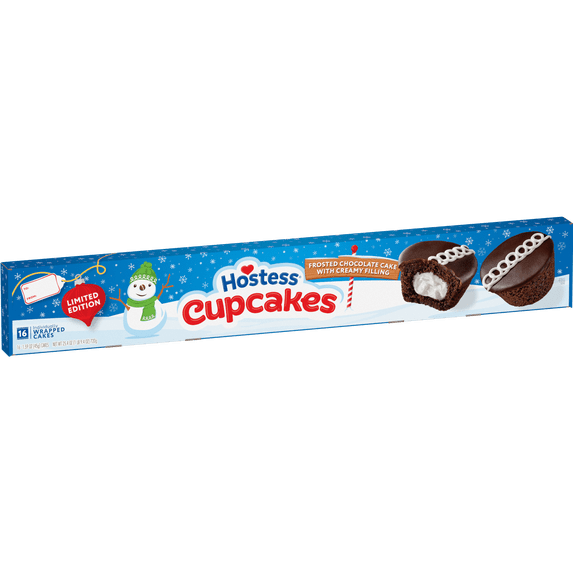 Hostess Holiday Chocolate Cupcake 16 CT Yardstick