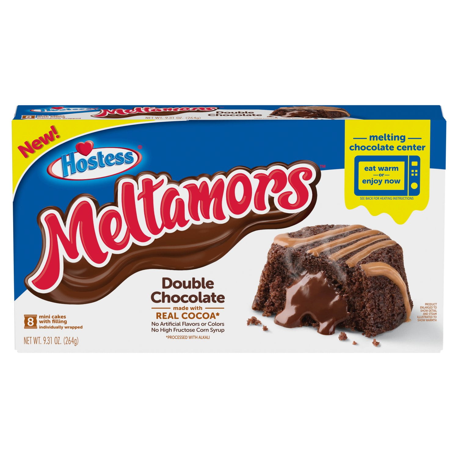 Hostess Meltamors Double Chocolate 8ct 9.31 oz Package May Vary