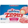 thumbnail image 1 of Hostess Zingers Snack Cakes, Raspberry Artificially Flavored Cake, 13.4 oz Box (10 Snack Cakes), 1 of 11