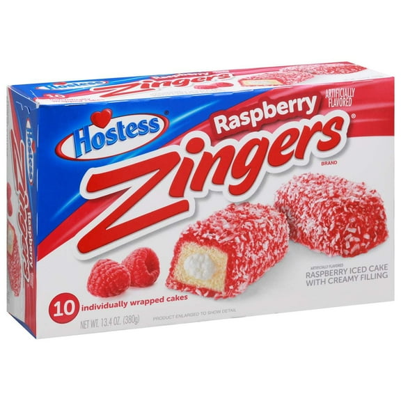 Hostess Raspberry Zingers - 10 ct / 1pk.
