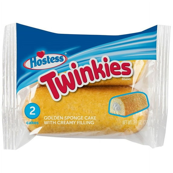 Hostess Twinkies Single Serve 2.7 oz Pack of 2