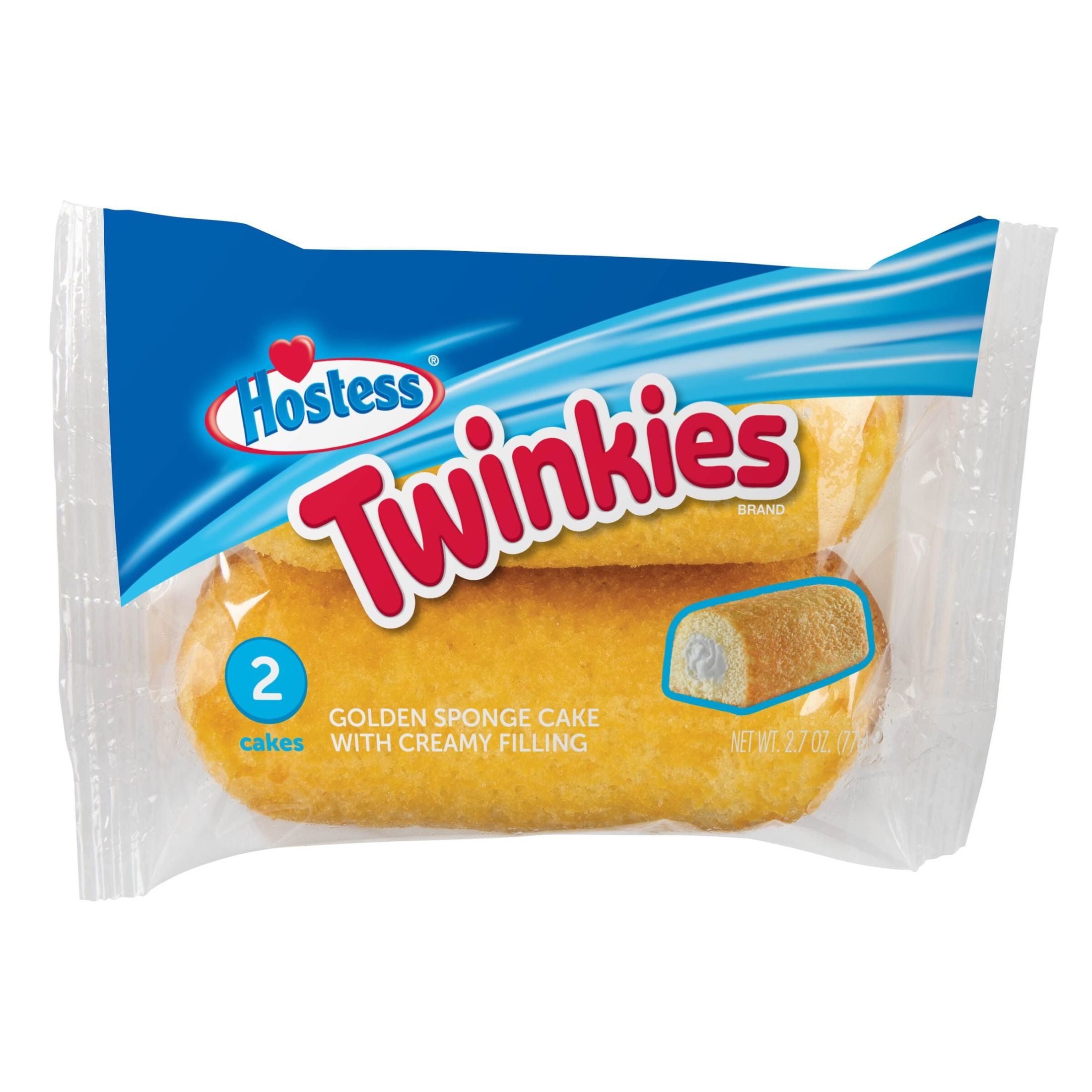 HOSTESS TWINKIES Snack Cakes, Single Serve, 2 Count, 2.70 oz