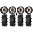 thumbnail image 1 of Hostile Alpha 15" Wheels Bronze 32" Outlaw M/T Tires Sportsman RZR Ranger, 1 of 4
