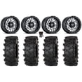 thumbnail image 1 of Hostile Jigsaw 15" Wheels Milled 35" Outlaw M/T Tires Kawasaki Mule Pro FXT, 1 of 4