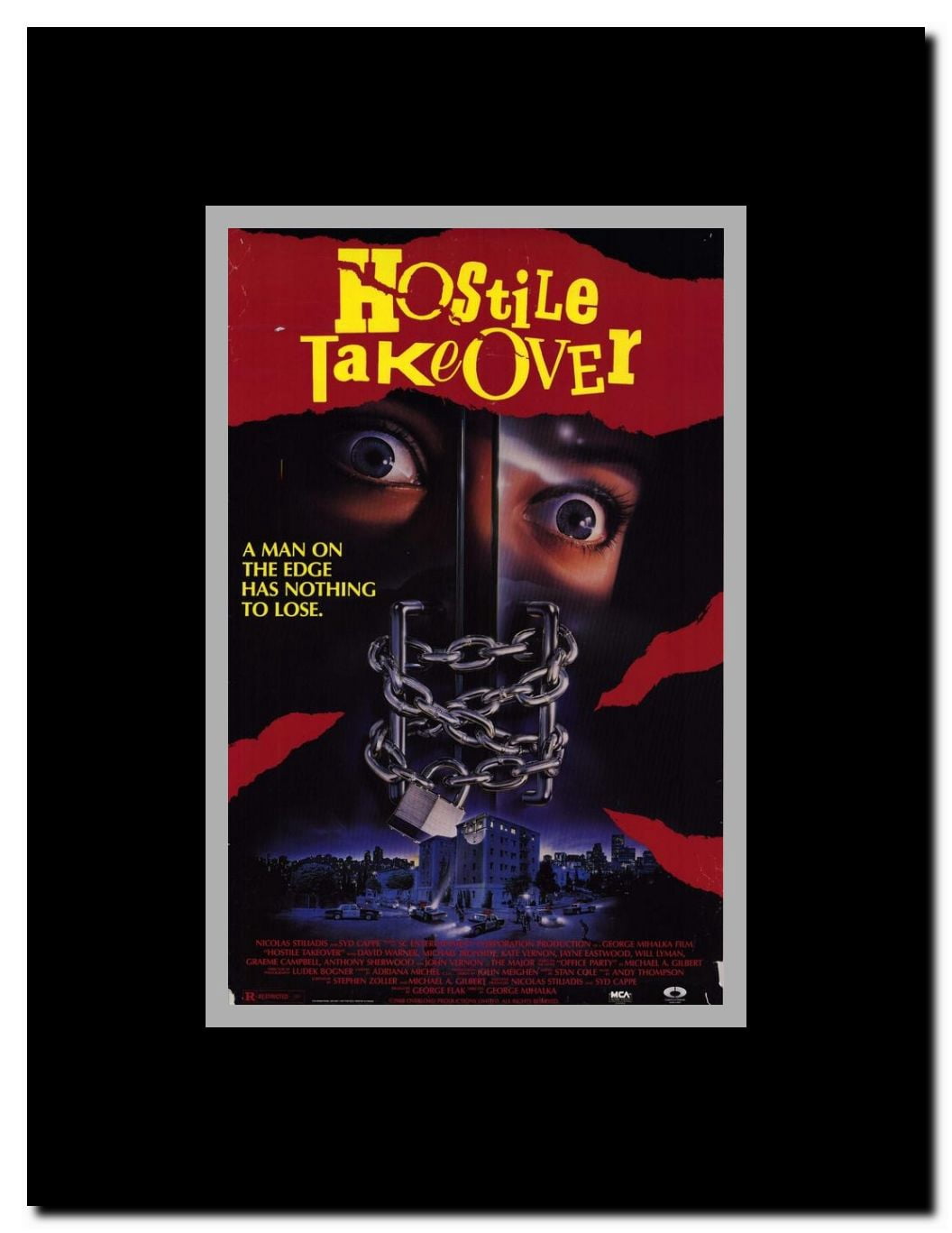 Hostile Take Over Framed Movie Poster