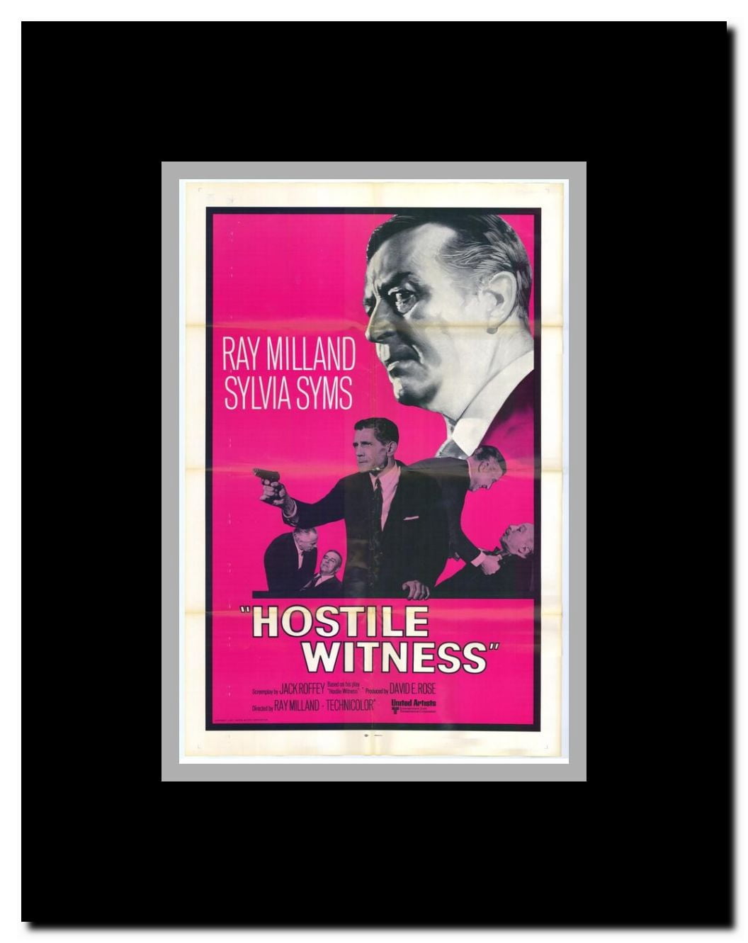 Hostile Witness Framed Movie Poster