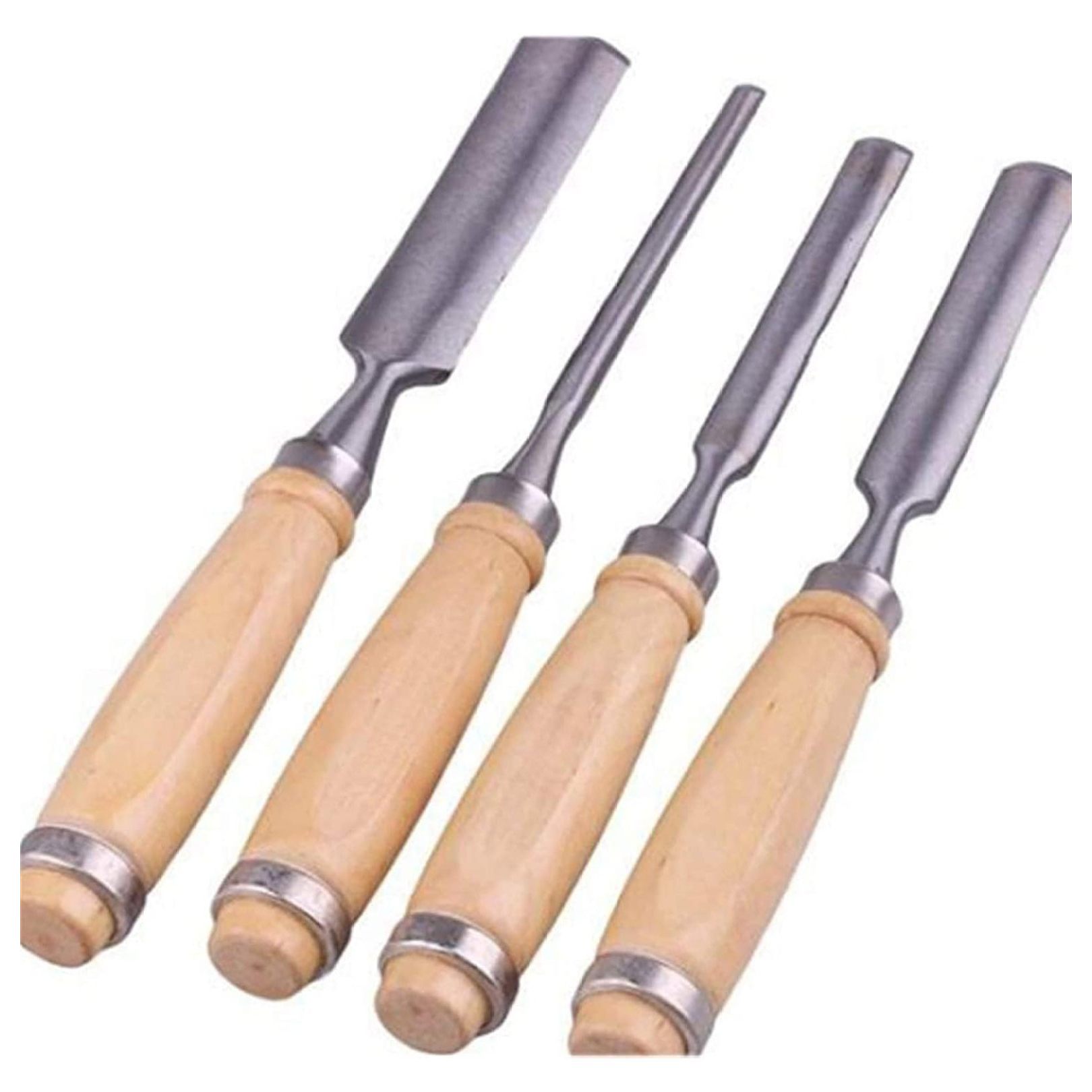 Hot 4PCS Half-Round Chisel Wood Carving Gouge Kit Woodworking Hand ...