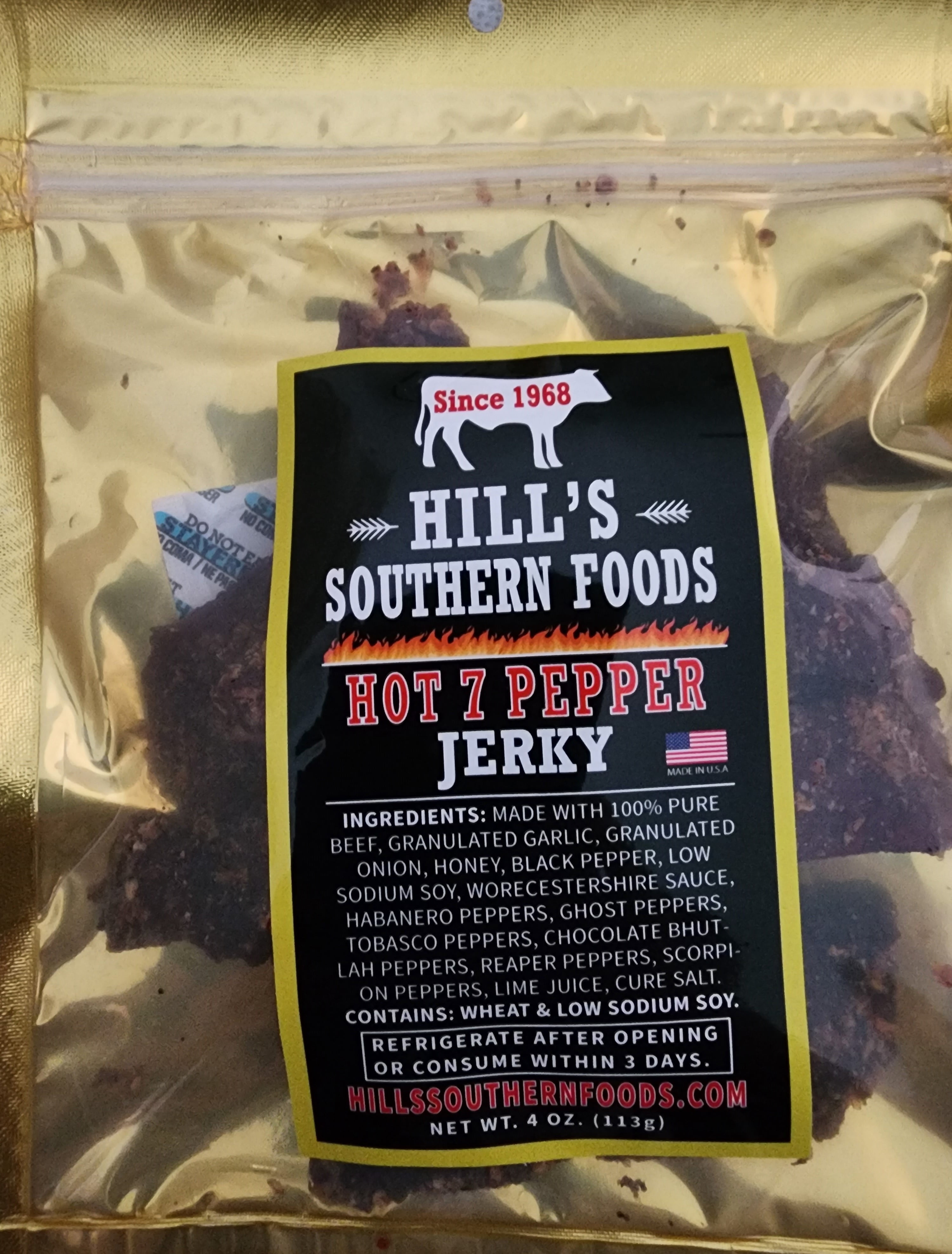 Hot 7 Pepper Jerky
