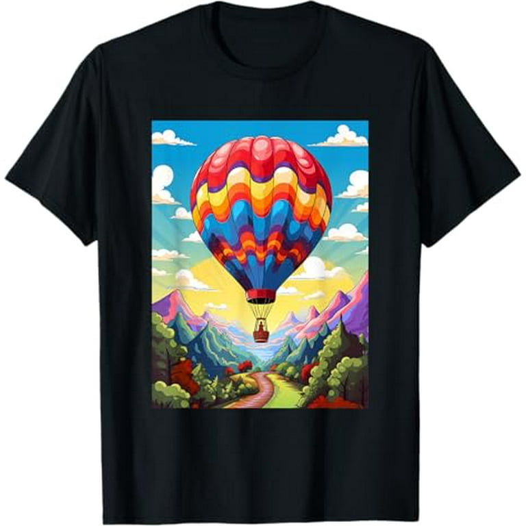 Retro Vintage Hot Air Balloon T-Shirt Retro Vintage Hot Air Balloon T-Shirt