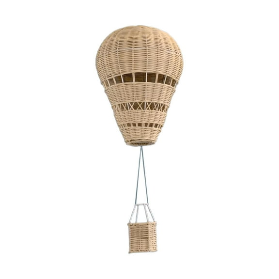 Hot Air Balloon Crafts Hanging Decor Ceiling Bedroom Collection Woven Rattan