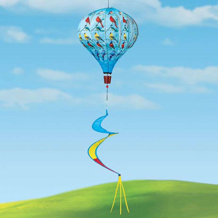 Hot Air Balloon Hanging Outdoor Wind SpinnersSongbird