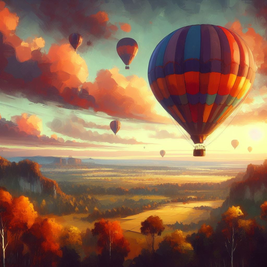 Hot Air Balloon Art