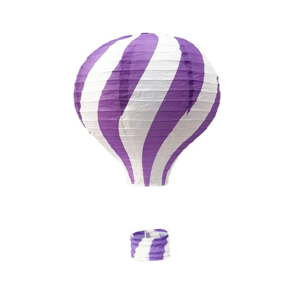 Hot Air Balloon Paper Lanterns Party Decorations for Weddings, Birthdays & Holiday Events – Easy to Hang, No Inflation, Includes Metal Hook & Base Tray for Creative Celebrations