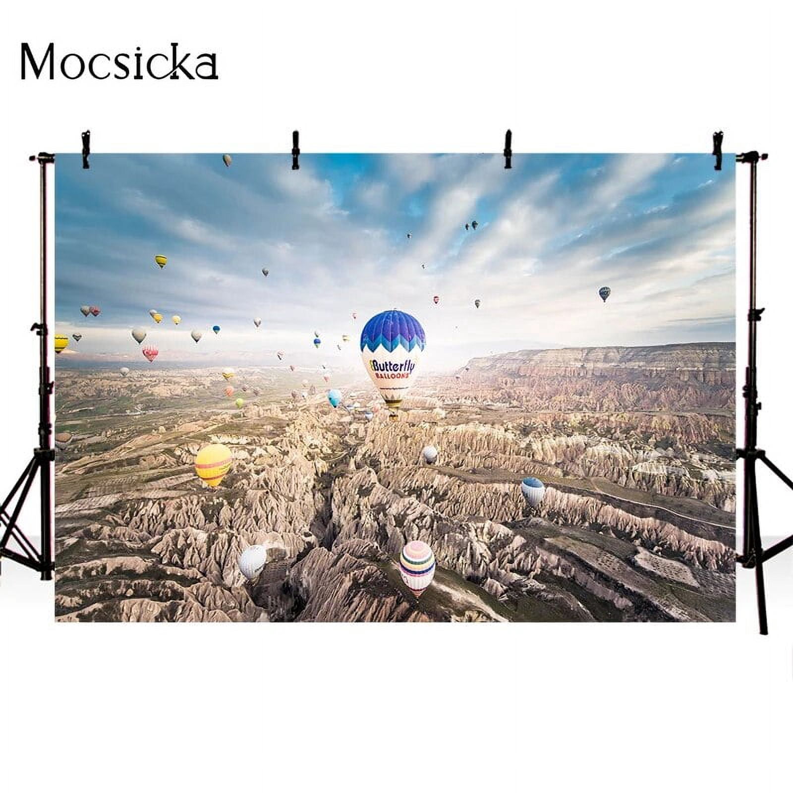 Picture of Hot Air Balloon Photography Backdrops Portrait Photo Wallpaper Grand ...