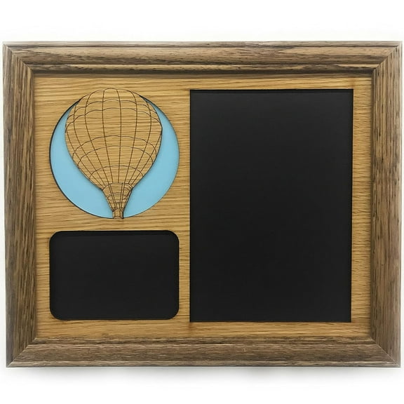 Hot Air Balloon Picture Frame - 8x10 Frame Holds 5x7 & 3x4 Photos