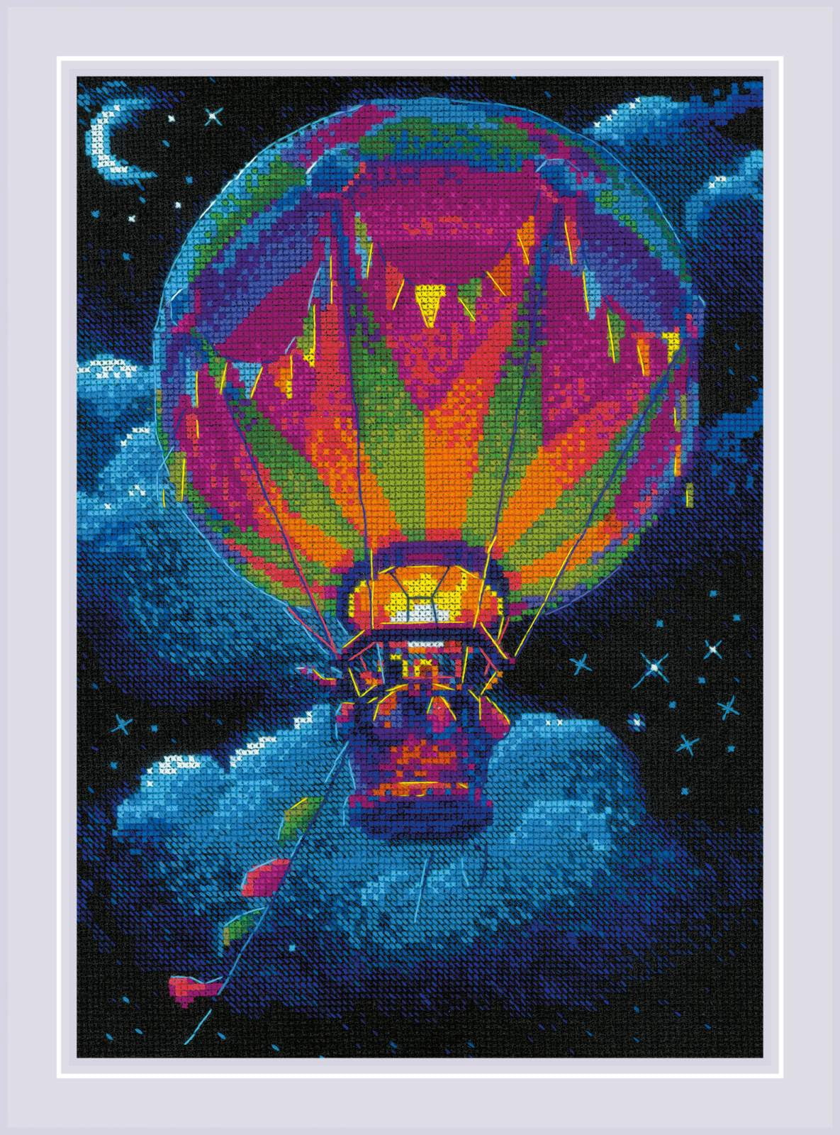 Hot Air Balloon R2290 Counted Cross Stitch Kit
