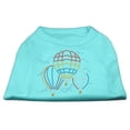 thumbnail image 1 of Dog Supplies Hot Air Balloon Rhinestone Shirts Aqua M (12), 1 of 11