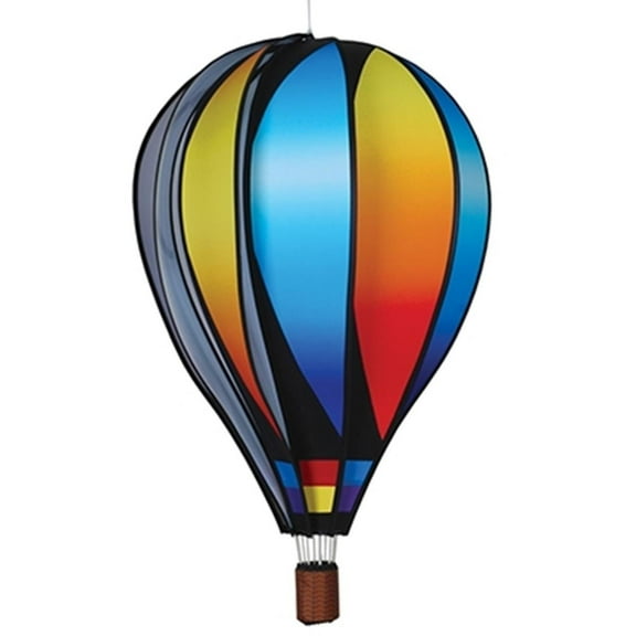 Hot Air Balloon Shaped Wind Spinner (26in) - Sunset Gradient