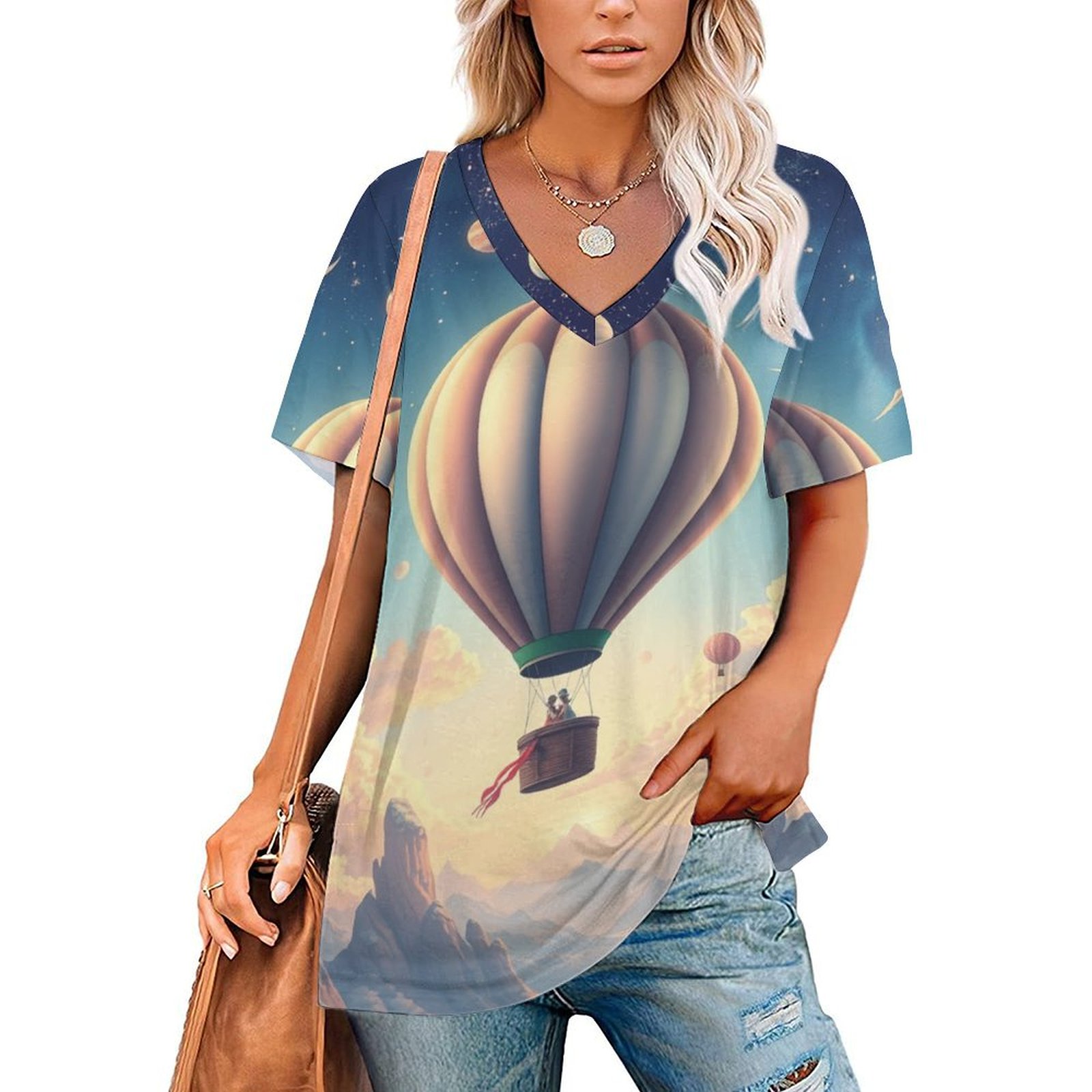 Hot Air Balloon T-Shirt & Shorts Set - Deolinda SS26 In Stock Now main image 0