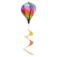 thumbnail image 1 of Hot Air Balloon Wind Spinner 16.5 Inch Spiral Garden Windmill Outdoor Yard Decoration Colorful Hanging Whirligig for Patio Lawn Parties, 1 of 2
