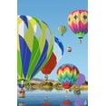 thumbnail image 1 of Hot Air Balloons (16x24 Giclee Gallery Art Print, Vivid Textured Wall Decor), 1 of 3