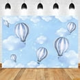 thumbnail image 1 of Hot Air Balloons Backdrop Baby Shower Newborn Portrait Girl Boy Birthday Party r Photography Background Photo Studio Props, 1 of 5