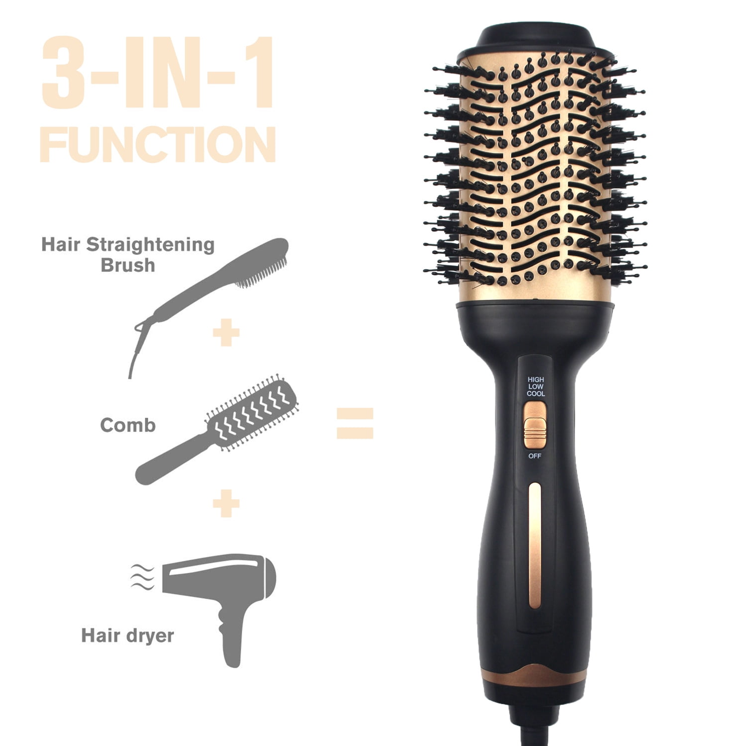 Hot Air Brush, OneStep Hair Dryer Brush Styler Hair Dryer & Volumizer