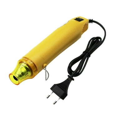 Hot Air Gun 300W 220V Ligthweight Handhold Electric Heat Air Shrink DIY Embossing Drying Paint Plastic Welding Tools (Gold,220V)