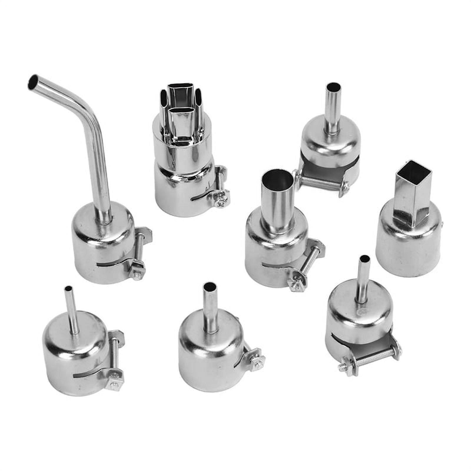 Hot Air Nozzle Kit, 8PCS No Leakage Good Compatibility Locking Screw