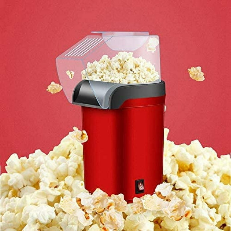 Hot Air Popcorn Popper Machine, Air Popper Popcorn Maker, 1200W Electric  Popcorn Maker, 2 Minute Fast Mini Popcorn Machine with Measuring Cup,  Popcorn