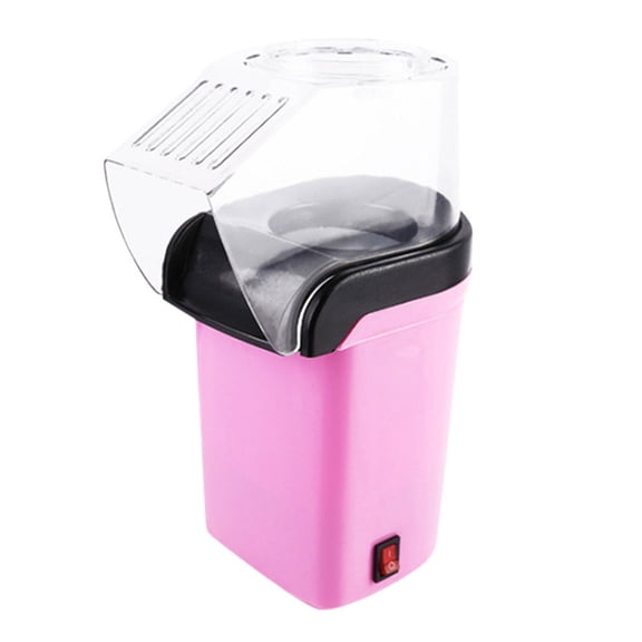Hot Air Popcorn Maker Oil-Free, 3-Minute Fast Popping with Reversible Measuring Spoon Compact & Portable for Home, Movie Nights, Camping