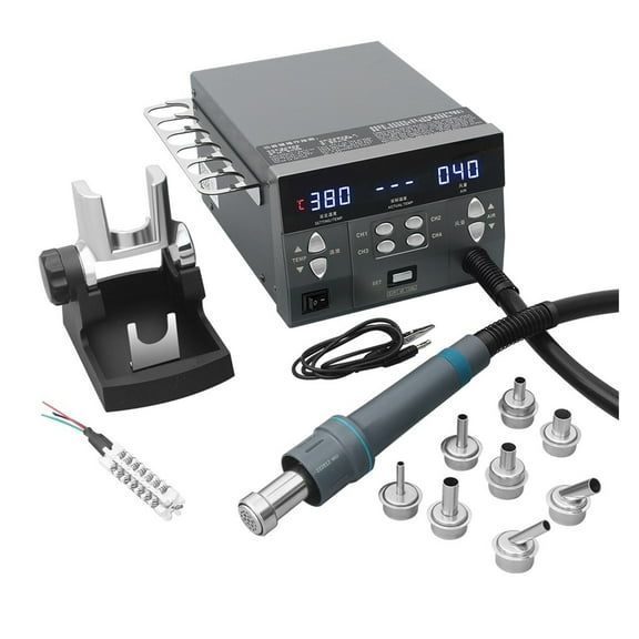 Hot Air Rework Station,Microcomputer Temperature Control BGA Rework Station,Curved Nozzle Welding Repair