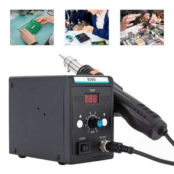Hot Air Rework Station,SMD Soldering Station Heat Gun for Electronics Repairing
