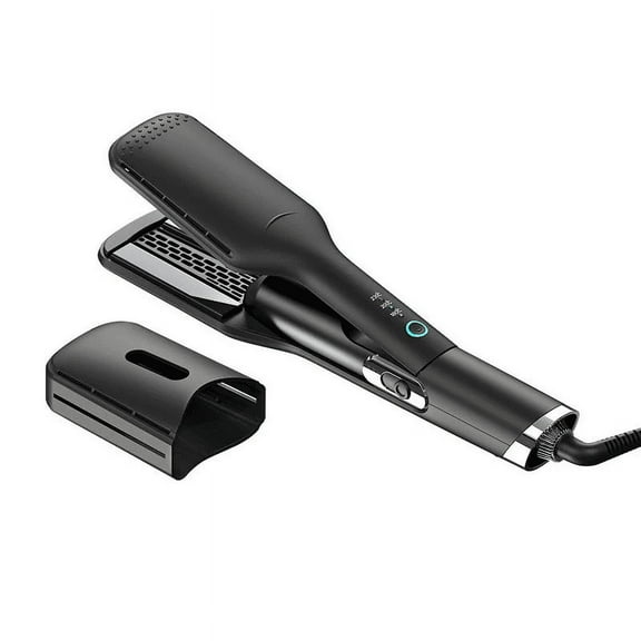 Hot Air Straightener Flat iron for Straightening and Wet Hair Dryer Iron Two in One Styling Tools Blow Dry with No Fizz More Shine