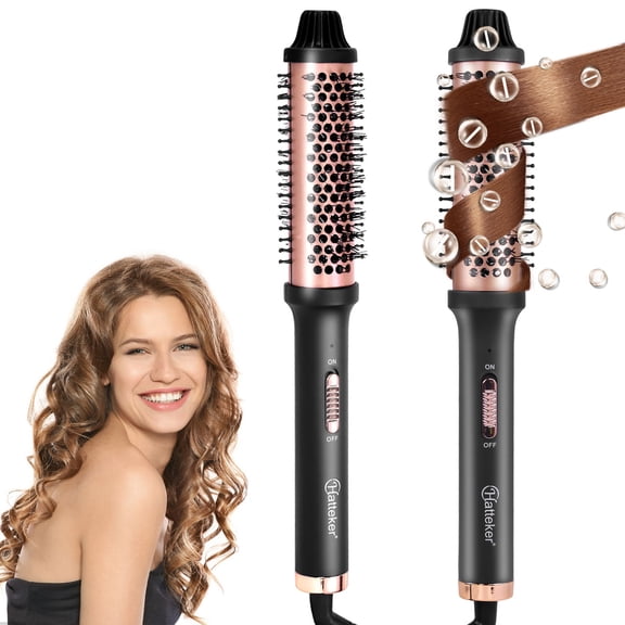 Hot Air comb and Curler  2-in-1 Styling Tool for Volume, Curls, and Smoothing, for Long and Short Hair
