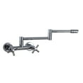thumbnail image 1 of Hot And Cold Folding Faucet Tap Dual Lever Taps ,Easy to Install, 1 of 9