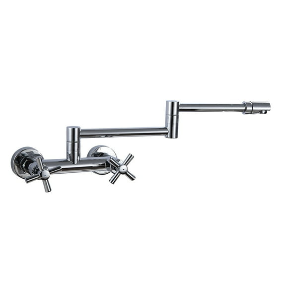 Hot And Cold Folding Faucet Tap Dual Lever Taps