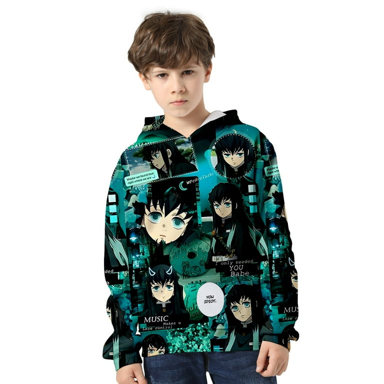 Hot Anime Hooded Demon Slayer Hoodies For Men Sweatshirts Women Unisex  Hoodie Autumn Kids Tops Boys Girls Cartoon Pullovers - Walmart.com