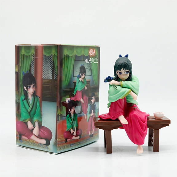 Hot Anime The Apothecary Diaries Figure Maomao Action Jinshi Statue Pvc Model Collection Mini Cute Maomao Figurine Doll Gif