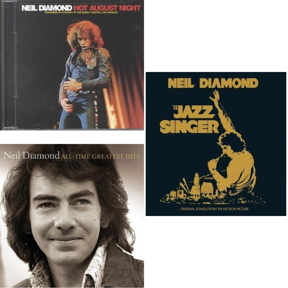 Hot August Night & All Time Greatest Hits & Jazz Singer: Original Songs From The Motion Picture [CD Bundle]