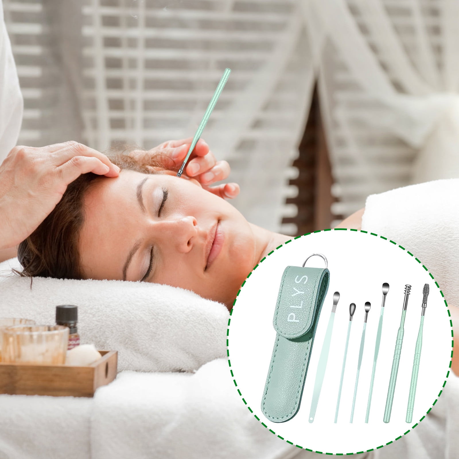 Hot Bargains, Stainless Steel Ear Cleaning Kit, Portable Wax Removal ...