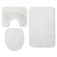 Hot Bathroom Rugs Memory Foam 3 Piece Bathroom Rug Set Toilet Bathroom