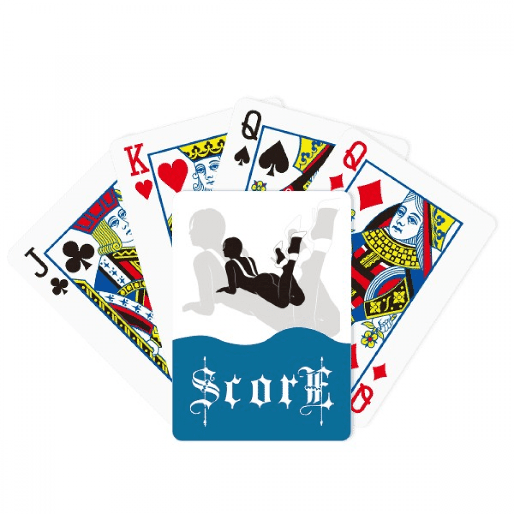 Hot Beautiful Women High Heels Score Poker Playing Card Index Game